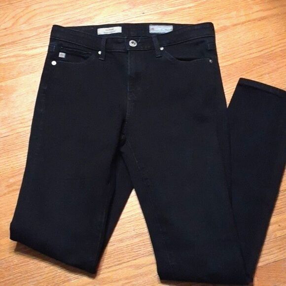 Adriano goldschmeid black jeans mid rise cigarette 25 R contour 360 - Picture 1 of 7